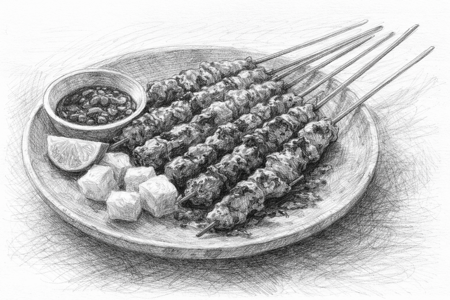 Sate di Atas Meja Kita